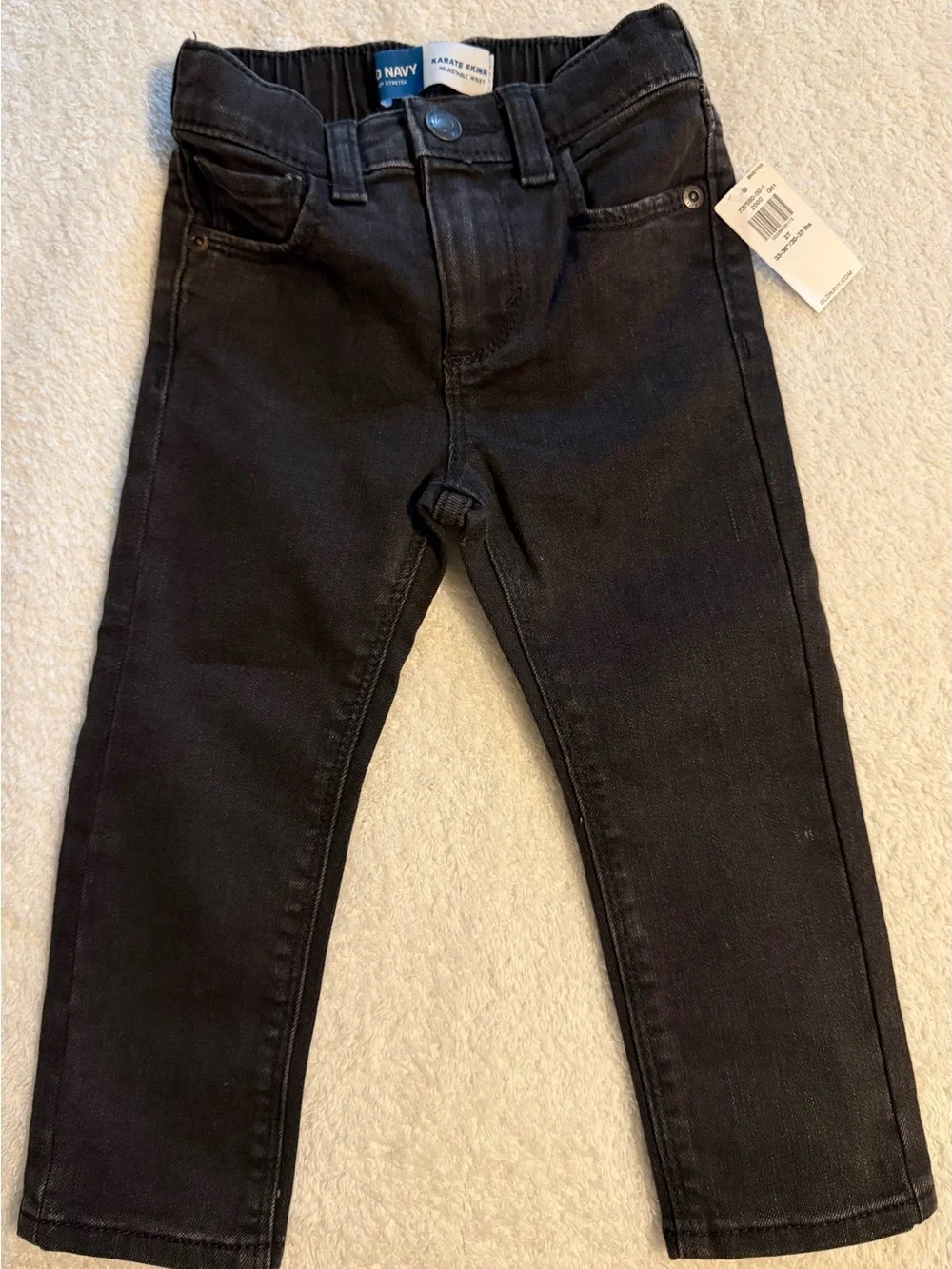 Old Navy Black Karate Skinny Jeans for Kids